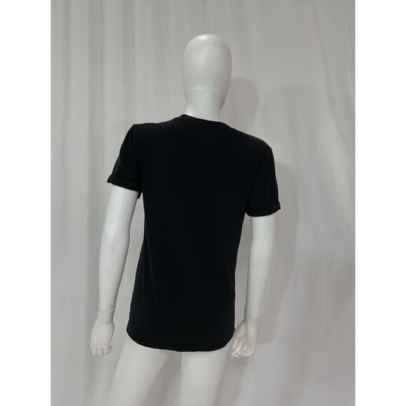 Alice + Olivia 'Milo' Black Kiss Short Sleeve Tee Size XS - Picture 3 of 5